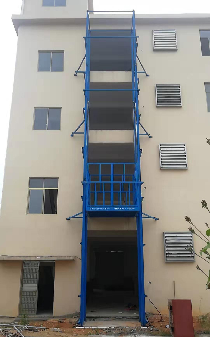 河南室外导轨式升降平台